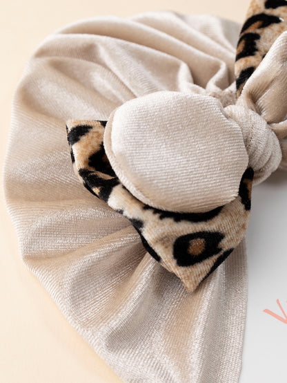 Stylish leopard print series baby gift set