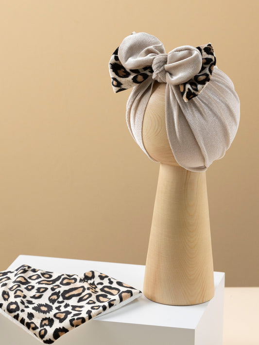 Stylish leopard print series baby gift set